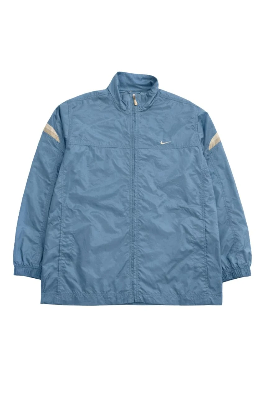 Veste Coupe-Vent Nike Vintage Années 2000 Bleu - Taille M / L